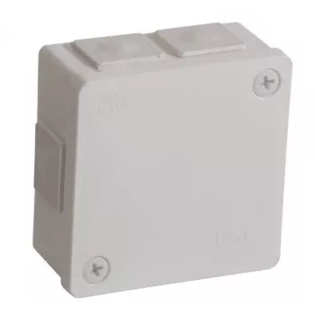 VIPLAST VP-22 Paviršinė jungiamoji dėžutė su 6 įvadais IP55 balta 86x86x40mm