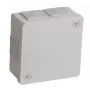 VIPLAST VP-22 Paviršinė jungiamoji dėžutė su 6 įvadais IP55 balta 86x86x40mm