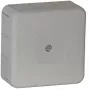 VIPLAST VP-31 paviršinio montavimo jungčių dėžutė, 12 įvadų, pilka, IP55, 85x85x37mm