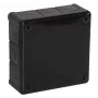 VIPLAST VP-51 Paviršinio montavimo tuščia jungiamoji dėžutė, 12 kabelių įvadų, IP55, juoda, 118x118x46 mm, 051-05