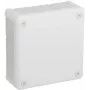 VIPLAST VP-51 Paviršinio montavimo tuščia jungiamoji dėžutė, 12 kabelių įvadų, balta, IP55, 118x118x46 mm