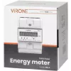 Virone EM-3 3 fazių elektros energijos skaitiklis, 80A, 3 moduliai, DIN bėgelis TH-35mm
