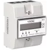 Virone EM-3 3 fazių elektros energijos skaitiklis, 80A, 3 moduliai, DIN bėgelis TH-35mm