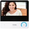 Virone VDP-67 Vaizdo domofonas FullHD 1080p, 7 colių spalvotas LCD monitorius, RFID skaitytuvas, Tuya Smart Wi-Fi