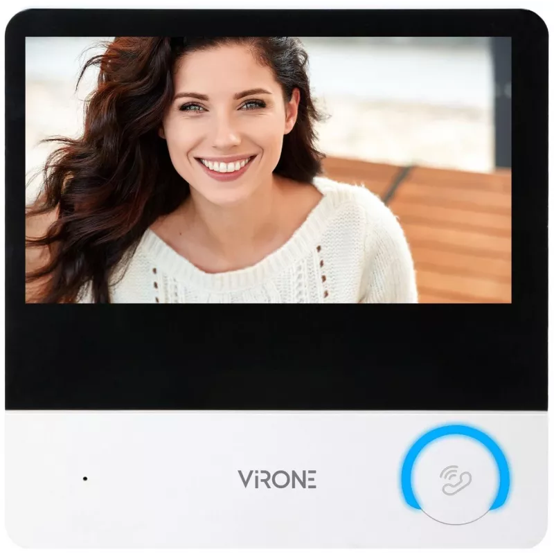 Virone VDP-67 Vaizdo domofonas FullHD 1080p, 7 colių spalvotas LCD monitorius, RFID skaitytuvas, Tuya Smart Wi-Fi