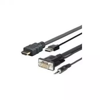 VivoLink PRO HDMI+USB ir Micro VGA sieninis perjungiklis (PROHDMIMVGA3)