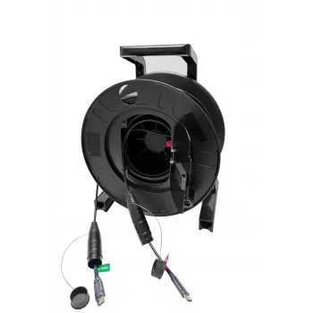 Vivolink PROHDMIOP50AM-DRUM 50m šarvuotas aktyvus optinis HDMI kabelis 4K 60Hz 18Gbps HDR10 Dolby Vision HDCP2.2 ARC CEC