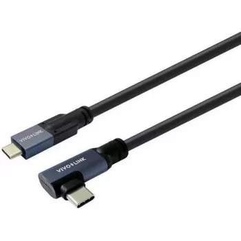 Vivolink PROUSBCMM10A USB-C į USB-C kampuotas kabelis 1m 10Gbps 100W 4K