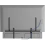 Vivolink TV-Mounted Flexible Universal Shelf VLMSBSHELF – Ant televizoriaus tvirtinama plieninė lentyna soundbarams ir medijos įrenginiams, 6 kg apkrova, be įrankių tvirtinamas spaustukas, juoda