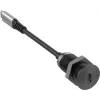 Vivolink USB-C stalinis lizdas juodas su 0.3 m USB-C kabeliu