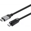 Vivolink USB-C Varžtinis į USB-C Kabelis 8m, Įmonėms Išbandytas, 10Gbps, PD 100W, 4K60 (PROUSBCMMS8)