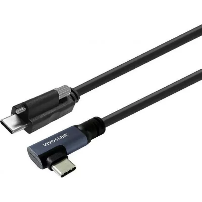 Vivolink USB-C į USB-C laidas, kampinis, profesionaliam naudojimui (PROUSBCMMS8A)