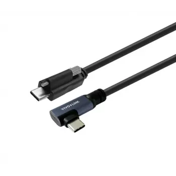 Vivolink USB-C į USB-C laidas, kampinis, profesionaliam naudojimui (PROUSBCMMS8A)