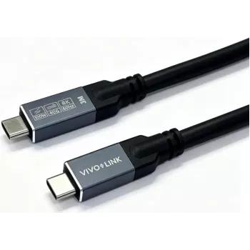 Vivolink USB4 USB-C į USB-C kabelis 2m - 40Gbps, 100W PD, 8K60Hz, Enterprise-Tested (PROUSB4MM2)