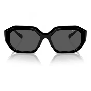 VOGUE VO5554S-W4487 Moteriški katės akies akiniai nuo saulės juodi/pilki 54mm
