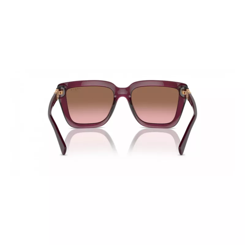 VOGUE VO5575SB29891 Moteriški stačiakampiai akiniai nuo saulės Havana Brown Gradient 55mm