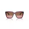 VOGUE VO5575SB29891 Moteriški stačiakampiai akiniai nuo saulės Havana Brown Gradient 55mm