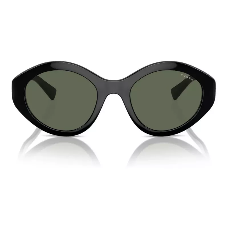 VOGUE VO5576SBW4471 Moteriški drugelio formos akiniai nuo saulės - Havana propionato rėmelis, rudi gradientiniai lęšiai, 52 mm