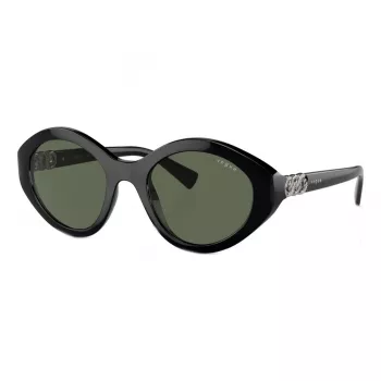 VOGUE VO5576SBW4471 Moteriški drugelio formos akiniai nuo saulės - Havana propionato rėmelis, rudi gradientiniai lęšiai, 52 mm