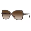 Vogue moteriški katės akies akiniai nuo saulės VO5488S238613 Dark Havana Brown Gradient 56mm