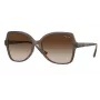 Vogue moteriški katės akies akiniai nuo saulės VO5488S238613 Dark Havana Brown Gradient 56mm