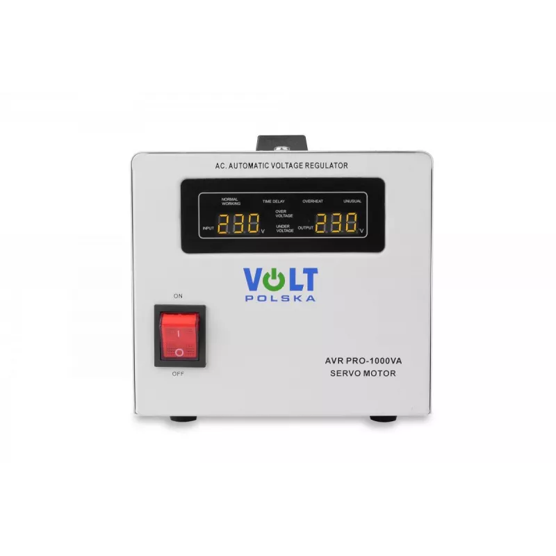 Volt Polska AVR Pro 1000VA Servo įtampos stabilizatorius su 3% tikslumu