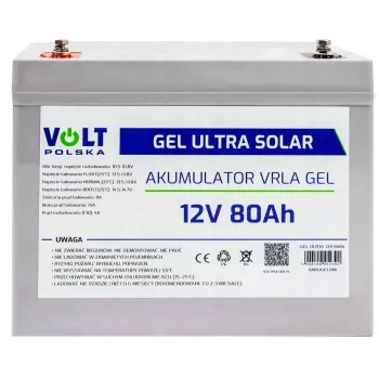 Volt Polska Gel VPRO 12V 80Ah akumuliatorius