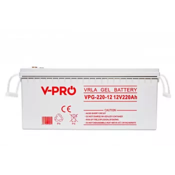 Volt Polska Gel VPRO Solar 12V 220Ah akumuliatorius