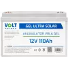 VOLT POLSKA GEL VPRO saulės baterija 12V 110Ah