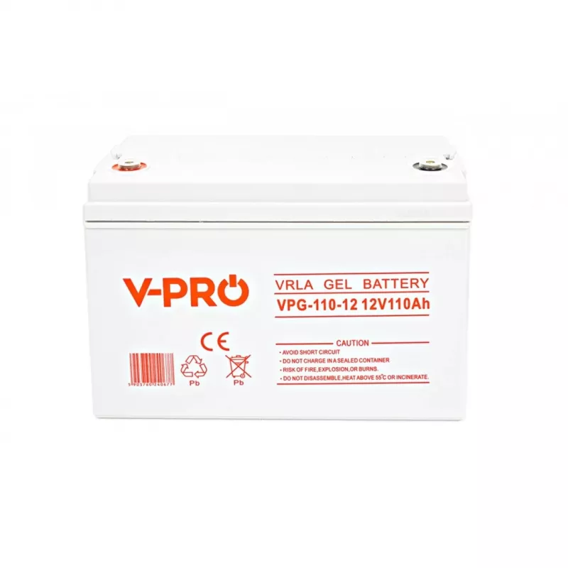 VOLT POLSKA GEL VPRO saulės baterija 12V 110Ah