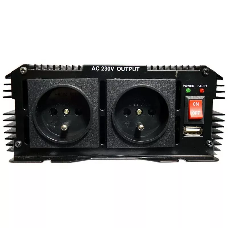 VOLT POLSKA IPS 1700/3400 Pure Sine Wave Power Inverter 12V DC to 230V AC 1700W Continuous / 3400W Peak