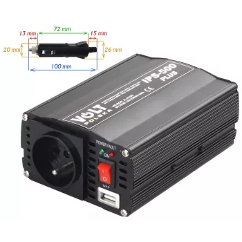 VOLT POLSKA IPS-500 PLUS 24V / 230V 350/500 W keitiklis