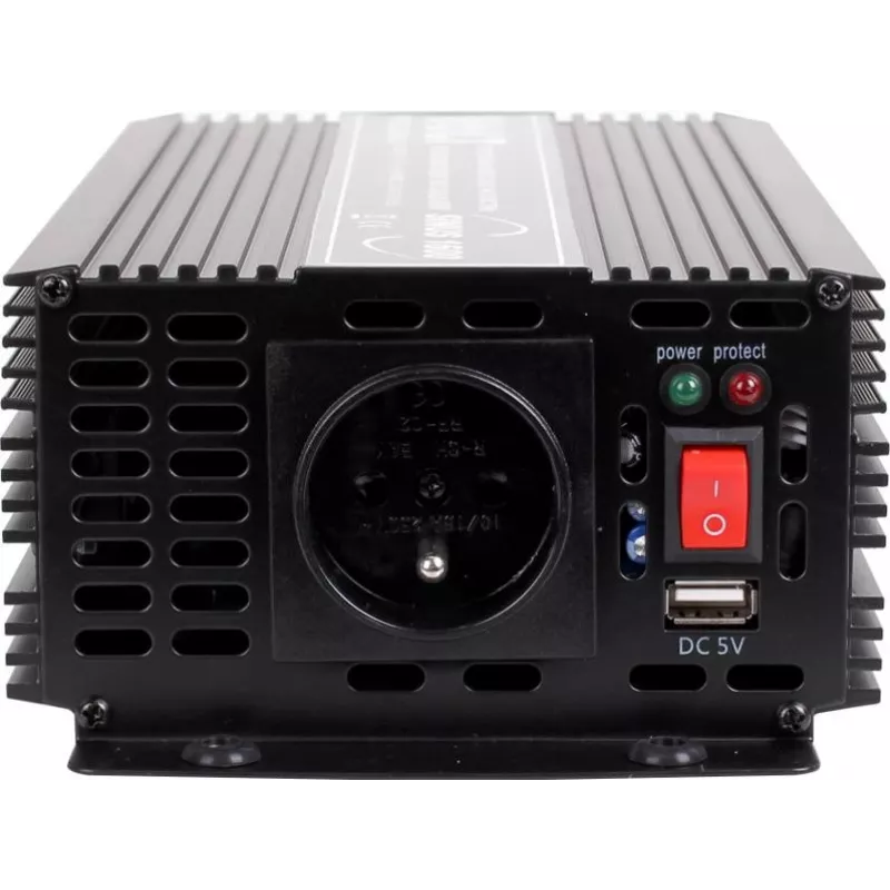 VOLT POLSKA Grynosios sinusinės bangos keitiklis 1000/2000W 12V/230V