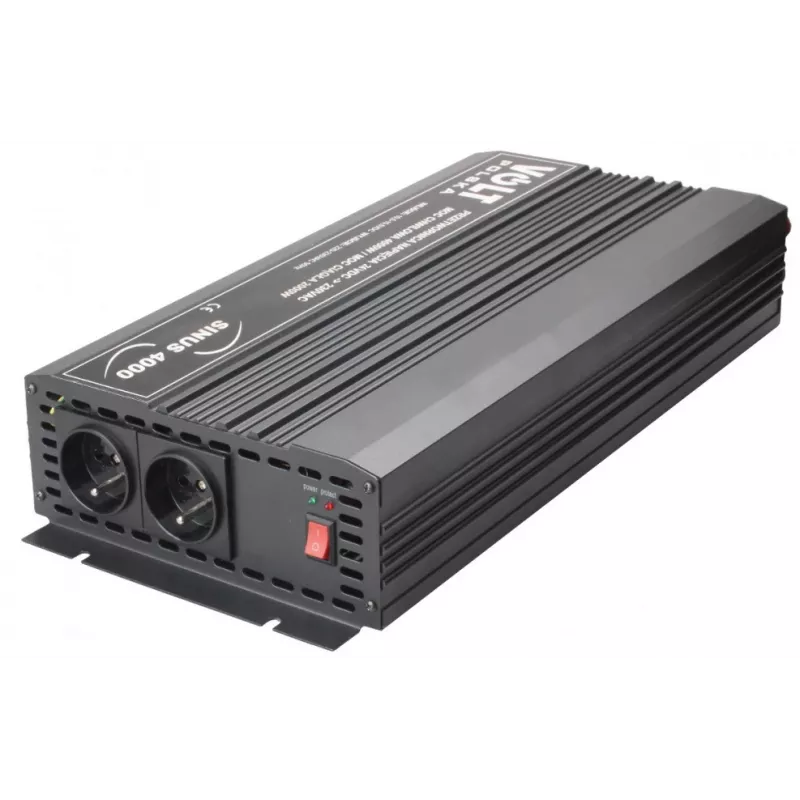 VOLT POLSKA SINUS Inverter 4000 24V / 230V 2000/4000W gryno sinusinio bangos keitiklis