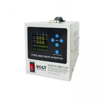 VOLT POLSKA SINUSPRO 850E PLUS 2/230V (500/850W) Inverter Charger UPS, skirtas AGM, GEL, LiFePO4 akumuliatoriams