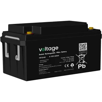 VOLTAGE AGM Battery 12V 65Ah VE12-65