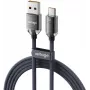 VOLTAGE PureCrystal USB-A į USB-C laidas 66W 2m juodas