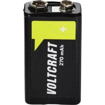 VOLTCRAFT 9 V blokinė akumuliatoriaus baterija NiMH 270 mAh 8,4 V paruošta naudoti 1 vnt. (VC-17665965)