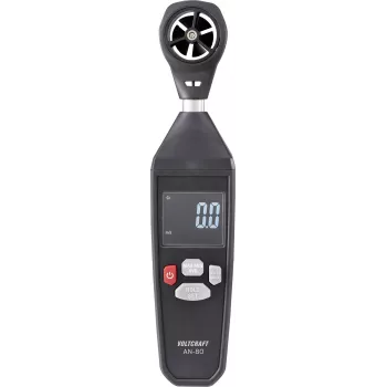 Voltcraft AN-80 anemometras 0,3–30 m/s vėjo greičio ir oro temperatūros matuoklis CFM