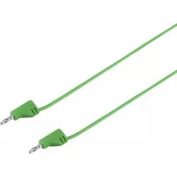 VOLTCRAFT labai lankstus matavimo laidas 2 mm lamelinis kištukas į 2 mm lamelinį kištuką 0,3 m žalias MSB-200 2,2 A (VC-8557705)
