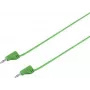 VOLTCRAFT labai lankstus matavimo laidas 2 mm lamelinis kištukas į 2 mm lamelinį kištuką 0,3 m žalias MSB-200 2,2 A (VC-8557705)