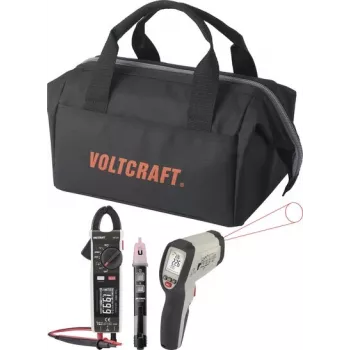 VOLTCRAFT HVAC matavimo prietaisų rinkinys VC-8013705 + VC-14465985 infraraudonasis pirometras ir spaustukinis multimetras