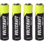 VOLTCRAFT Micro (AAA) NiMH įkraunama baterija 1050 mAh 1,2 V paruošta naudoti, 4 vnt. paketas (VC-17275425)