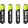 VOLTCRAFT Micro (AAA) NiMH įkraunama baterija 550 mAh 1,2 V paruošta naudoti, 4 vnt. paketas (VC-17275405)