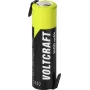 VOLTCRAFT Mignon AA įkraunama baterija NiMH 1,2 V 1400 mAh didelės srovės su Z litavimo kontaktuku, paruošta naudoti (1 vnt.) VC-17666040