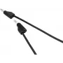 VOLTCRAFT MSB-100 juodas 1 m matavimo laidas su 4 mm bananų kištukais, CAT III 1000 V, CAT IV 600 V, 19 A, VC-15443090