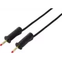 VOLTCRAFT MSB-132 2 m juodas apsauginis bandymo laidas, 4 mm sukraunami kištukai, 32 A, 1000 V CAT III VC-18709995