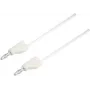 VOLTCRAFT MSB-300-1-WS apsauginis matavimo laidas, 4 mm bananų kištukas į 4 mm bananų kištuką, 1 m, baltas, CAT III 1000 V / CAT IV 600 V, 16 A