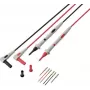 VOLTCRAFT MSL-530 matavimo laidų rinkinys 4 mm bananų kištukas į matavimo zondą 1 m juodas/raudonas 1 pora VC-17766110