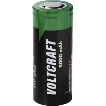 VOLTCRAFT specialus akumuliatorius 26650 Flat-Top Li-Ion 3,7 V 5000 mAh 1 vnt. (VC-17666010)